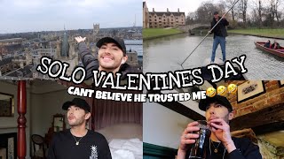 Solo Valentine's Day In Cambridge!!  He Let Me Punt!! - Vloguary Day 14