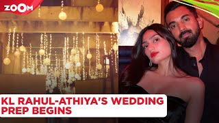 KL Rahul & Athiya Shetty's wedding preparations begin, VIRAL video of cricketer's decorated home