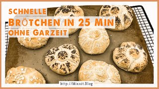 Schnelle Frühstücksbrötchen ohne Gehzeit