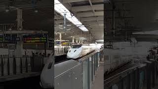 【九州新幹線】つばめ800系U001編成 発車 トプナン 熊本駅 #shorts #九州新幹線 #つばめ #800系 #新幹線 #トップナンバー #電車 #鉄道 #train #shinkansen