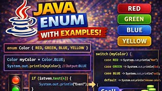 Java Enum & Methods Explained | values(), valueOf(), ordinal(), name() with examples