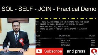 Self Join with Practical Demonstrations and Example