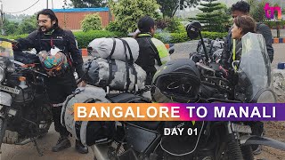 Bangalore to Manali Road Trip on Royal Enfield | Day 01 | South India to North India by Bike