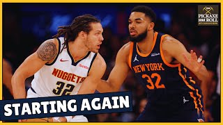 Aaron Gordon starts, Nuggets lose in Big Apple vs Knicks | Pickaxe and Roll