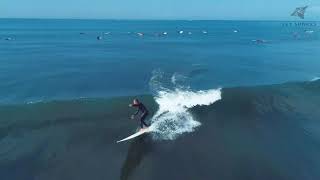 5月17日(金) 08:00 サーフィン 鵠沼海岸 江の島 湘南 波情報 ドローン空撮