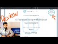 Udacity Nanodegree Honest Review | Udacity Scholarship (AI Programming with Python) | UBprogrammer