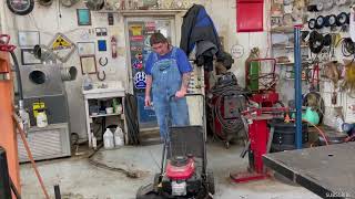 MTD Pro 21in-cut Push Mower w/Honda ACS 160cc Engine: Get Running