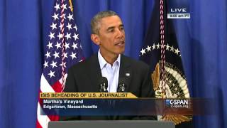 President Obama statement on James Foley (C-SPAN)