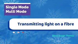 Transmitting light on a fibre, Different types of fibres, RI profile