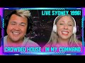 Americans Reaction to Crowded House - In my command - Sydney 1996 | THE WOLF HUNTERZ Jon and Dolly