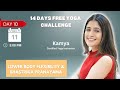 Day 10 | LOWER BODY FLEXIBILITY & BHASTRIKA PRANAYAMA | 14 Days Free Yoga | @yogawithkamya_