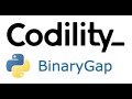 Codility - Binary Gap  - Solution