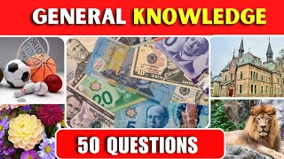 General Knowledge Quiz Trivia 05 📚💡| Can You Answer All 50 Questions Correctly? 2024