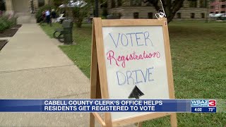 Cabell County Clerk's Office helps residents get registered to vote