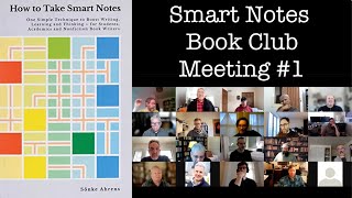 Smart Notes Book Club Meeting #1