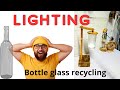 Create a Stunning Recycled Light Fixture Using Wood and Glass Bottle/arts lab and recycling/craft