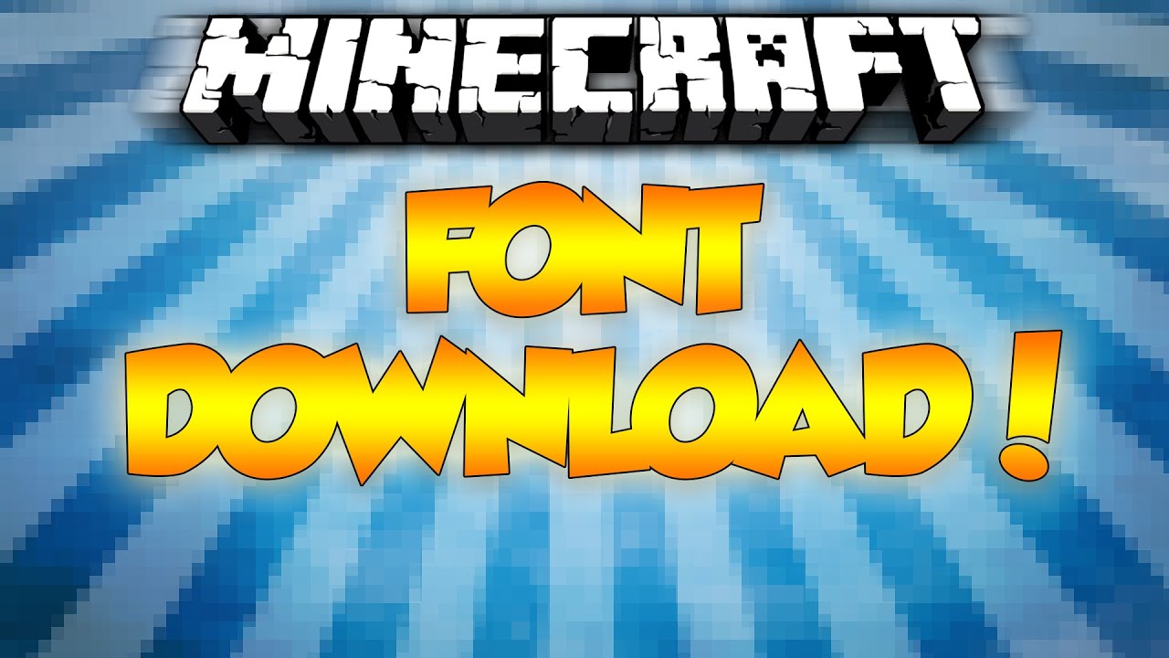 Minecraft Hd Font