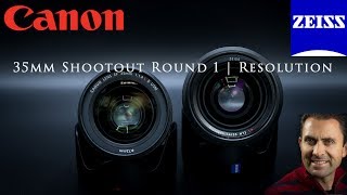 Zeiss Milvus 1.4/35 vs Canon 35L II | Part 1: Resolution | 4K