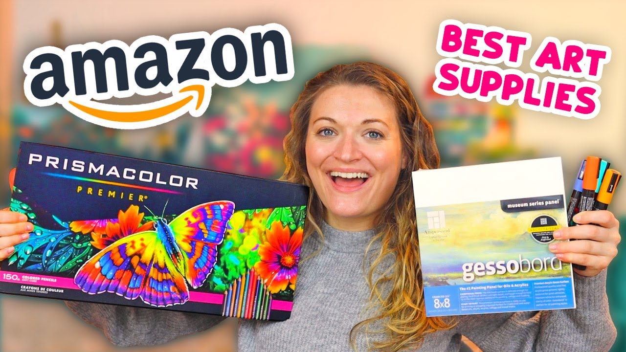 My FAVORITE Art Supplies On AMAZON?! - YouTube