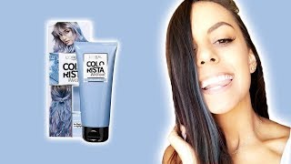 DYEING MY HAIR BLUE! L'OREAL COLORISTA