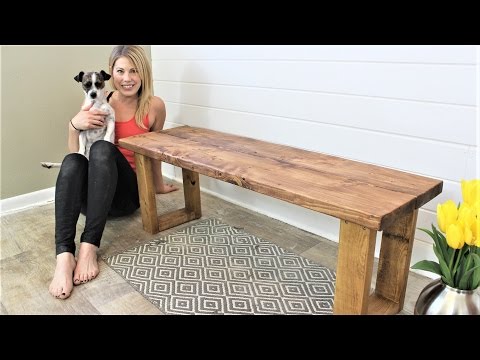 The $15 Fifteen Minute Bench - Easy DIY Project The $15 Fifteen Minute Bench - Easy DIY Project
