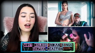 GERMAN REACTION | Top 24 Most Disliked Indian Songs of All Time on Youtube