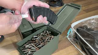 How to unload AK ammo rounds from mag