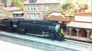 Key Imports BRASS Samhongsa SP 4-8-2 Mountain MT-4 STRL Steam HO Scale Used RUNS