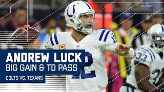 Andrew Luck to Chester Rogers for a Huge Gain & Doyle's TD Catch! | Colts vs. Texans | NFL