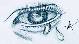 How to draw an eye for beginners | realistic eye drawing tutorial | pencil sketch drawing