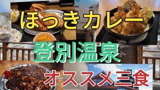 登別温泉 苫小牧グルメ旅 マルトマ食堂 甘海老天丼