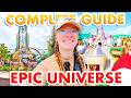 COMPLETE GUIDE to Epic Universe -- Universal Orlando Theme Park Tour