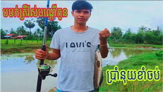 បបក់ត្រីរ៉ស់បណ្ដើរកូន.Blow fish