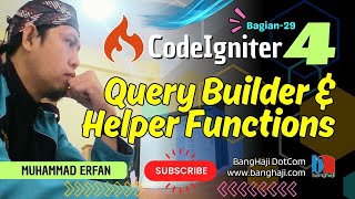 CI4 v.29 🔥 Model CRUD Menggunakan Query Builder di CodeIgniter 4