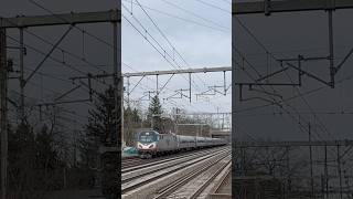 Amtrak ACS-64 Double Header Horn Show #amtrak #acs64 #horn #nec #fast #show #train #railway #nj