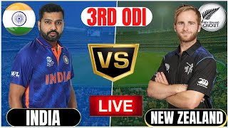 Live : India vs New Zealand, 3rd ODI - | IND VS NZ | Live Cricket Score, Commentary