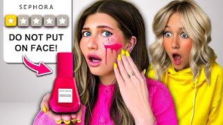 i TESTED 1-STAR MAKEUP PRODUCTS! *crazy results*