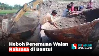 Heboh Penemuan Wajan Raksasa di Bantul