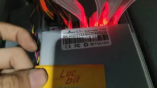 11.5 LUCBIT ASIC MINING REFURBISHED ANTMINER L3+ TEST