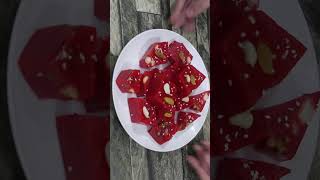 Gajar Ki Jelly Wali Mithai Final Look #shorts #minucookingsecrets #youtubeshorts #gajarkahalwa