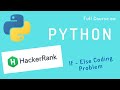 Python Tutorial || Solving If-else Problems in HackerRank || Bonus Clip 2