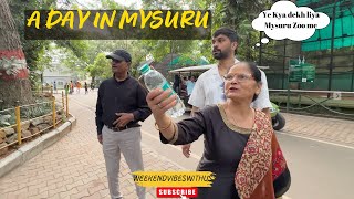 A DAY TRIP TO MYSORE FROM BANGALORE170km | EXPLORE WITH PARENTS | MYSORE ZOO | CHAMUNDESHWARI TEMPLE