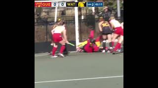 Diving save by Waterloo goalie in field hockey | #CBCSports