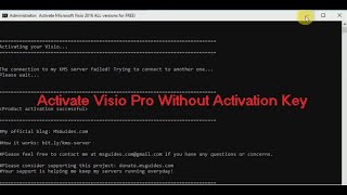 how to activate visio pro without key