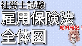 【社労士試験】雇用保険法の体系図を一緒に勉強しましょう！