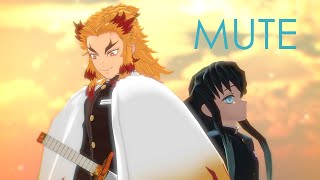 【鬼滅のMMD】MUTE【煉獄杏寿郎・時透無一郎】