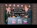 Magnus Carlsen Vs Sergey Karjakin || Game - 5 || World Chess Championship 2016