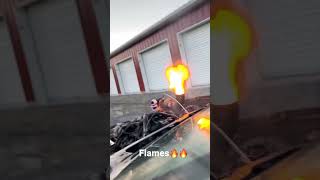 Turbo LS shooting big flames