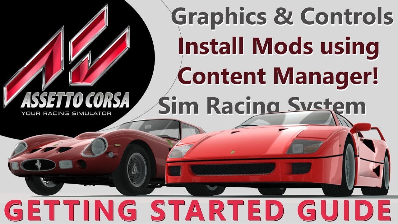 Corsa content manager. Content Manager Assetto Corsa logo.