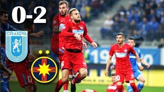Rezumat: U Craiova - FCSB 0-2 Etapa 8 Play Off Sezon 2018-2019